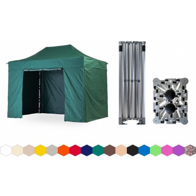 TENTino BIG HEXAGON 3x4,5 m 9A ZELENÁ – Zboží Dáma