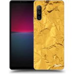 Pouzdro Picasee silikonové Sony Xperia 10 IV 5G - Gold černé – Zbozi.Blesk.cz