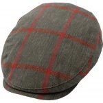 Fiebig Headwear since 1903 Pánská letní kostkovaná bekovka z lnu a bavlny šedá – Hledejceny.cz