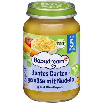 Babydream BIO těstoviny se zeleninou 190 g – Sleviste.cz