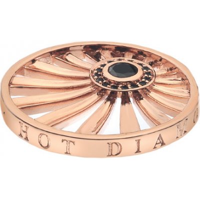 Hot Diamonds Emozioni Art Deco Dawn Rose Gold Coin EC122 – Zboží Mobilmania