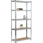 Mamutex Zinkovaný kovový regál Standard 1800x900x300 mm – 5 polic – Zboží Mobilmania