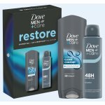 Dove Men+Care Antiperspirant antiperspirant ve spreji 48h 150 ml + Dove Men+Care Clean Comfort sprchový gel 250 ml kosmetická sada – Sleviste.cz