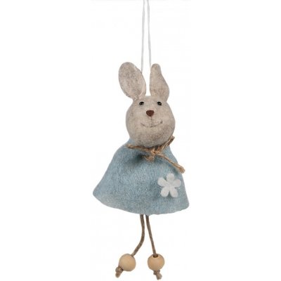 Modrý plstěný závěsný velikonoční králíček Magiccal - 6*3*13 cm – Hledejceny.cz