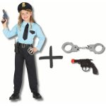 HeliumKing set Policajt s pištoľou a putami – Zboží Mobilmania