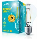 ETA žárovka LED RETRO LEDka klasik filament 8W, E27, teplá bílá – Zboží Mobilmania