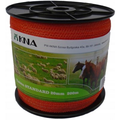 Páska STANDARD 20mm 200m pro elektrický ohradník koně pastviny. – Hledejceny.cz