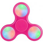 Svítící fidget spinner růžový – Zboží Dáma