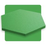 Akustický panel šestiúhelník zelený kiwi 50x50 cm tloušťka 3cm hexagon – Hledejceny.cz