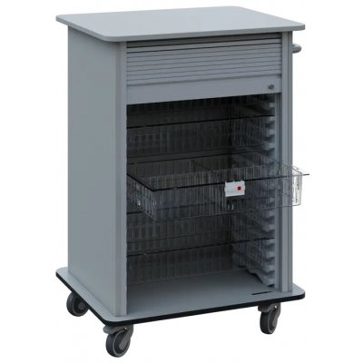 DEXTER 25 TRANSPARENT vozík boxový, roletový, 1180x780x620 mm, šedá – Hledejceny.cz