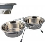 Trixie stojánek + 2 misky se silikonovým kroužkem 1500 ml/21 cm – Zboží Mobilmania