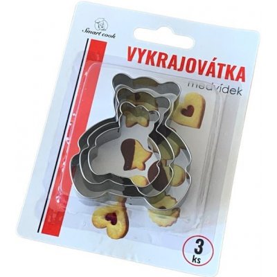 Sada vykrajovaček Medvídek - 3 ks - Smart Cook – Hledejceny.cz