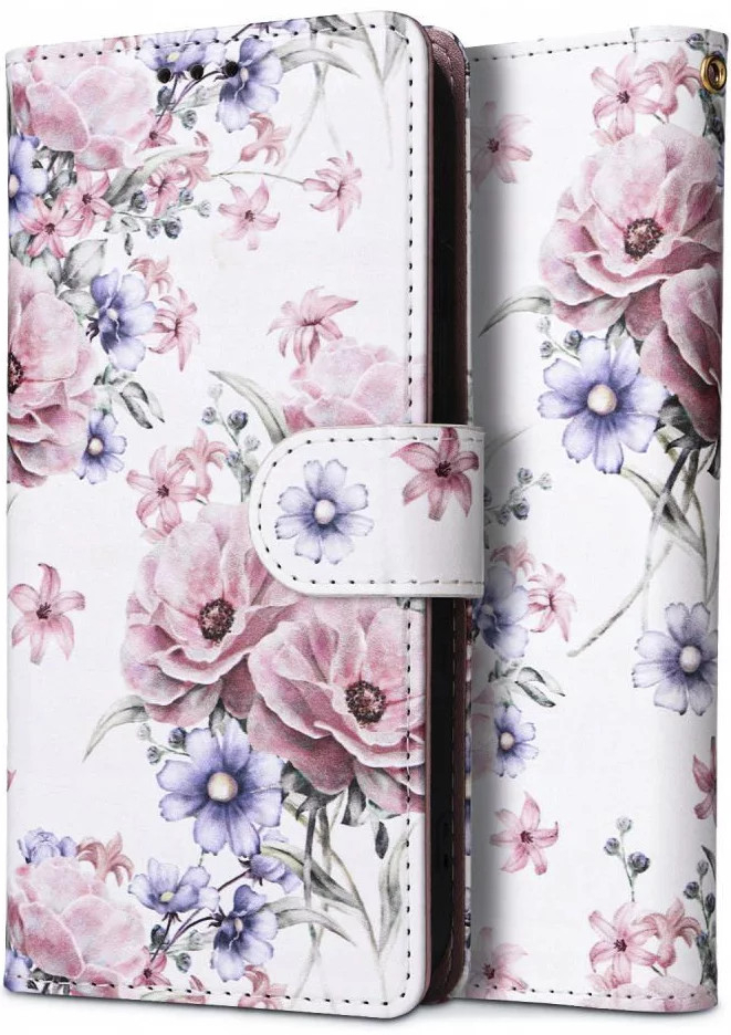 Pouzdro TECH-PROTECT WALLET GALAXY A34 5G BLOSSOM FLOWER