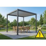 Lanit Plast hliníková bioklimatická pergola Premium Plus 3 x 3 m elektrická LG4091 – Sleviste.cz