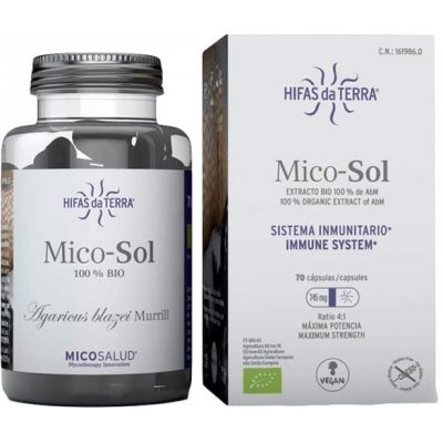 Hifas da Terra Mico-Sol Bio 70 kapslí Mico-Sol Bio 70 kapslí – Hledejceny.cz
