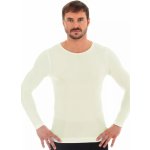 Brubeck pánské tričko Merino LS11600 krémová – Hledejceny.cz