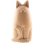 Casa de Engel Keramická kasička hnědá kočka 10x20x10cm – Zboží Dáma