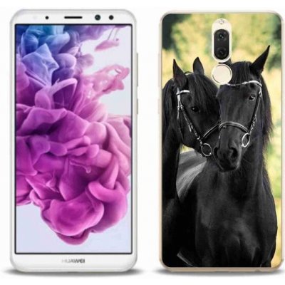 Pouzdro mmCase Gelové Huawei Mate 10 Lite - dva černí koně – Zboží Mobilmania
