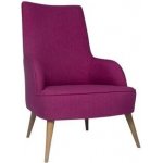 Atelier del Sofa Wing Chair Folly Island fialová