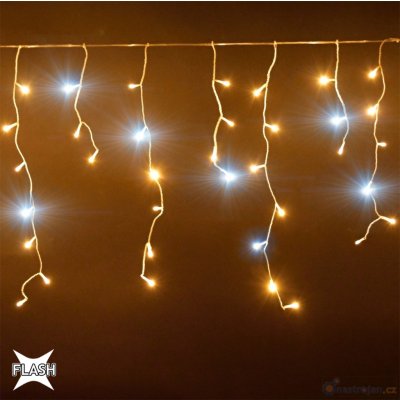 Vánoční osvětlení světelné LED krápníky 210ks 6,5m s FLASH 5769