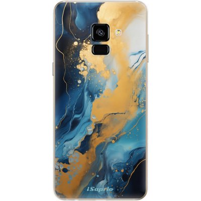 iSaprio - Blue Gold Marble - Samsung Galaxy A8 2018 – Zbozi.Blesk.cz