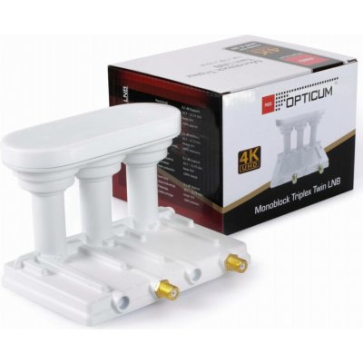 Opticum LNB Triple Monoblock 3° Twin ROBUST – Zboží Živě
