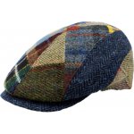 Fiebig Headwear since 1903 Pánská zimní vlněná bekovka Harris Tweed patchwork – Hledejceny.cz