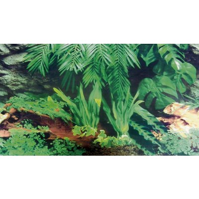 Trixie Pozadí oboustranné Kůra/Deštný prales 60x150 cm