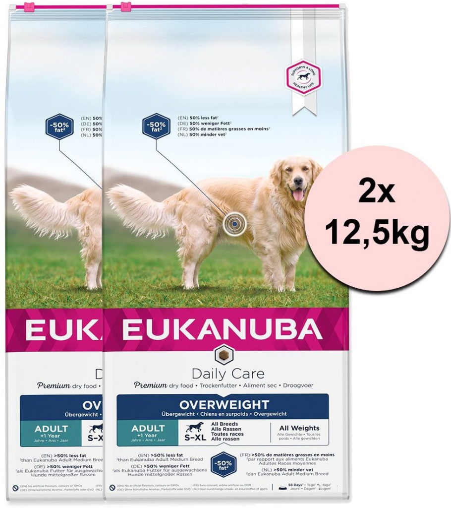 Eukanuba Daily Care Overweight 2 x 12,5 kg