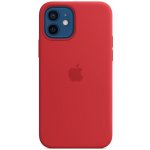 Apple iPhone 12 / 12 Pro Silicone Case with MagSafe (PRODUCT)RED MHL63ZM/A – Zboží Mobilmania