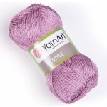 Pletací / háčkovací příze YarnArt STYLE 671 starorůžová, jednobarevná, viskózová, 50g/185m – Hledejceny.cz