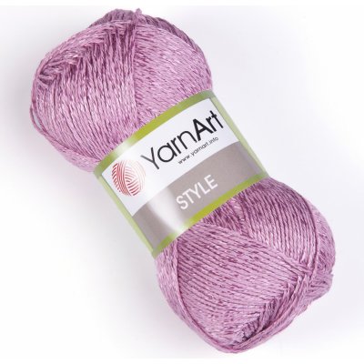 Pletací / háčkovací příze YarnArt STYLE 671 starorůžová, jednobarevná, viskózová, 50g/185m – Hledejceny.cz