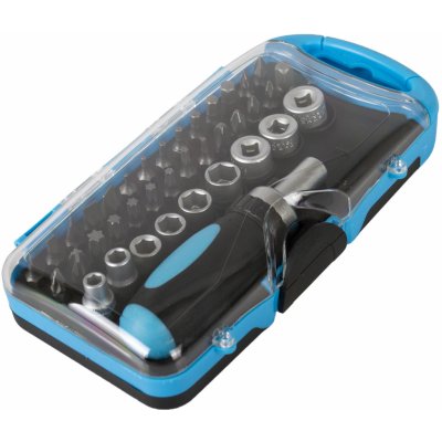 Sada bitů s ráčnovým šroubovákem 38 ks - AH143802 – Hledejceny.cz