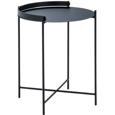 Houe Černý kovový odkládací stolek Edge 46 cm – Hledejceny.cz