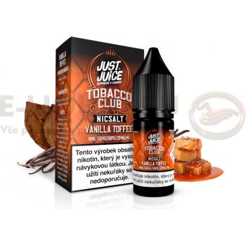 Just Juice Salt Tobacco Vanilla Toffee 10 ml 20 mg