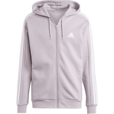 adidas Essentials Fleece 3-STRIPES Full-Zip Hoodie mikina růžová – Zbozi.Blesk.cz