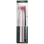 Swissdent Colours Set černý červený modrý sada zubních kartáčků soft medium 3 ks – Zboží Dáma