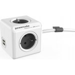 PowerCube Extended USB 3 m šedá – Zbozi.Blesk.cz