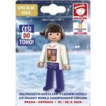 Efko Igráček Fanynka MS v hokeji 2024 bílý dres figurka – Zboží Mobilmania