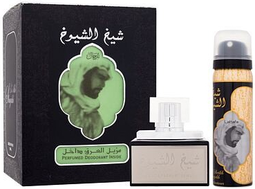 Lattafa Sheikh Al Shuyukh : EDP 50 ml + deodorant 75 ml