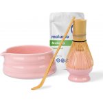 Malumo Matcha set růžový Varianta setu: Matcha set s Ceremonial Matchou 30 g – Zboží Dáma