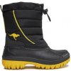 Dětské sněhule KangaRoos Sněhule K Ben 18672 000 5094 Black Lemon Chrome