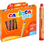 Carioca Wooden Pastelky 3v1 10ks+ořezávátko – Sleviste.cz