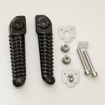 BIKETEC PARTS sada stupaček pasažéra kompletní s upevněním YAMAHA YZF R1 02-11, YZF R6 03-11 barva černá – Hledejceny.cz