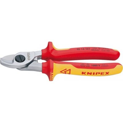 Kabelové nůžky Knipex 95 16 165 do VDE 1000V 165mm do průměru 15mm nebo 50mm2