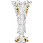 Bohemia Crystal broušená váza zlacená 420 mm – Hledejceny.cz