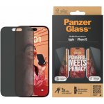 PanzerGlass Privacy Apple iPhone 15 s instalačním rámečkem P2809 – Hledejceny.cz