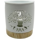 Prodex aroma lampa bílá s miskou menší 11 x 10 cm strom – Zboží Mobilmania