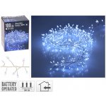 KOOPMAN Svítící řetěz 100 LED studená bílá 150 cm – Hledejceny.cz