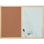 Bondecor Kombinovaná tabule ve dřevěném rámu 90 x 60 cm – Zboží Dáma